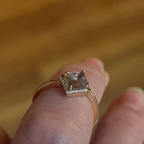 Bony Levy Iris 18k rose gold topaz and amethyst diamond ring-6 - Picture 7 of 7